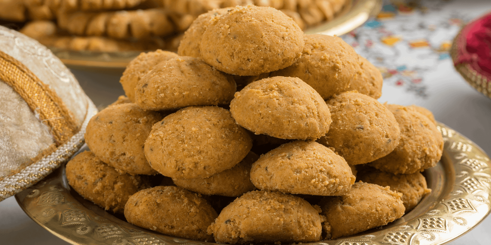 Traditional Moroccan Ghoriba Bahla cookies