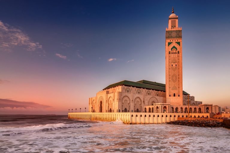 Hassan II Mosque in Casablanca during a private Morocco tour