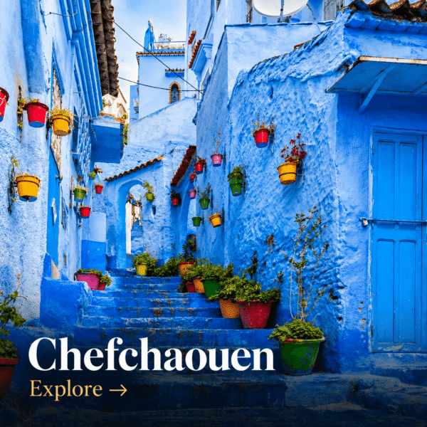 Chefchaouen’s Blue Garden Alley
